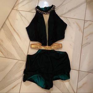 Custom dance solo leotard costume